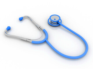 3d rendering medical doctor stethoscope