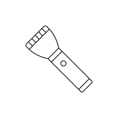 Camping beam icon line style icon, style isolated on white background