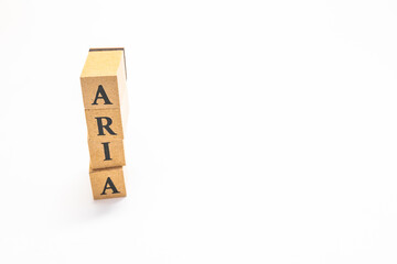 英単語　ブロック　ARIA