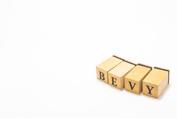 英単語　ブロック　BEVY