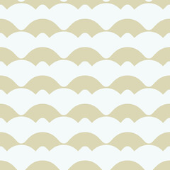 Retro geometric vector pattern, abstract repeat background