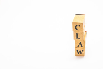 英単語　ブロック　CLAW
