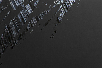 高級感のある黒い背景と箔押しのフレーム