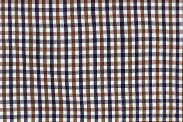 square pattern fabric background. Textures brown black and white cotton fabric. The pattern for textiles. Cell. Shirts plaid. Trendy Illustration for Wallpapers. Fashion Design