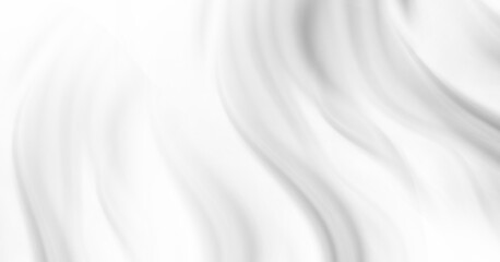 white cloth background abstract with soft waves