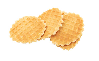 Sweet cookies on a white background.