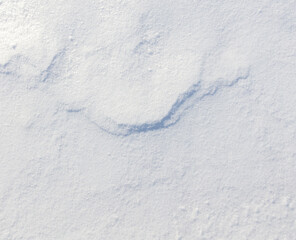 Snowy crust as an abstract background.