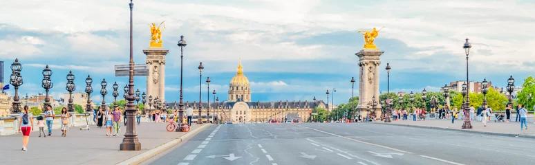 Photo sur Plexiglas Pont Alexandre III Bridge of Alexandre III, Paris, France