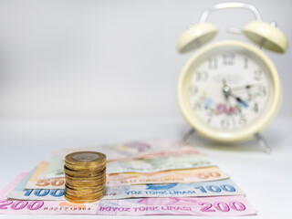 Turkish lira and banknotes