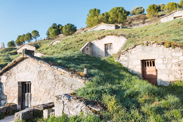 Fototapeta na wymiar Bodegas Villa de Fuentidueña, Segovia