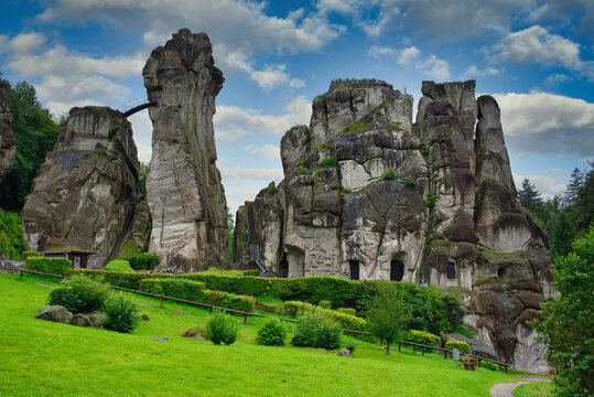 Die Externsteine Teuteburger Wald Deutschland
