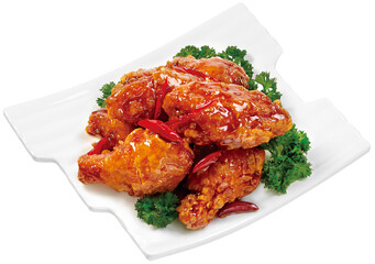 chicken wings with sauce