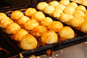 Japanese food, Takoyaki, famous in Osaka, Japan - 日本 大阪 たこ焼き
