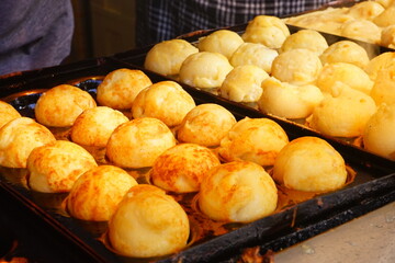 Japanese food, Takoyaki, famous in Osaka, Japan - 日本 大阪 たこ焼き
