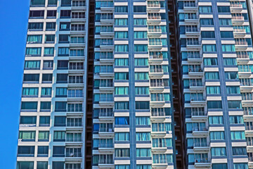 Naklejka premium Detail of the condominium building