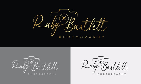 Camera photography logo icon vector template