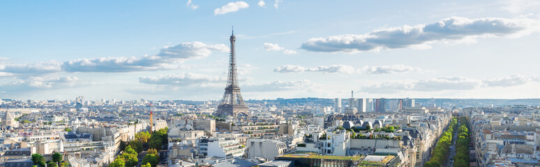Eiffeltour und Pariser Stadtbild