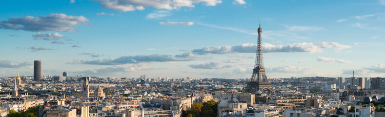 Fototapeta na wymiar eiffel tour and Paris cityscape