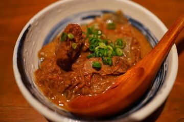 日本料理 大阪の味 牛すじ煮込み 土手焼き 