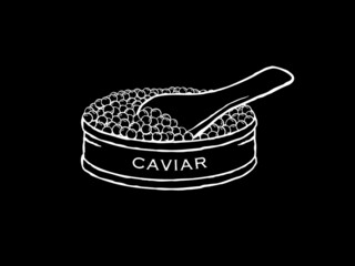 Caviar vector illustration