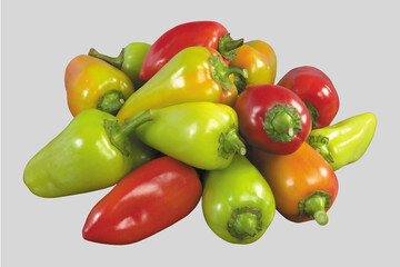 red and yellow bell peppers