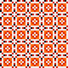 Fototapeta premium Abstract Cross Pattern generative computational art illustration