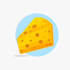 Cheese cartoon icon design