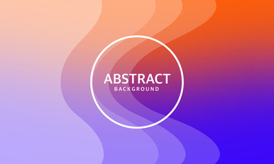 Modern abstract gradient wavy geometric background. Dynamic shape composition, banner, poster