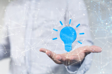 Neural network 3D illustration. Big data and cybersecurity