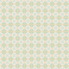 Fototapeta premium Abstract Cross Pattern generative computational art illustration