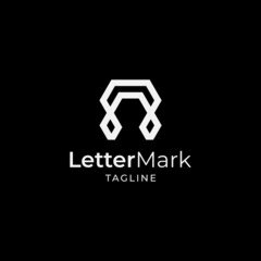 Letter A diamond  logo icon design template elements 