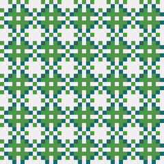 Fototapeta premium Abstract Cross Pattern generative computational art illustration