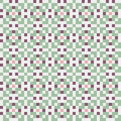 Abstract Cross Pattern generative computational art illustration