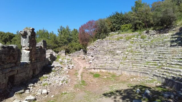 Phaselis or Faselis was a Greek and Roman city on the coast of ancient Lycia. Its ruins are located north of the modern town Tekirova in the Kemer district of Antalya Province in Turkey.