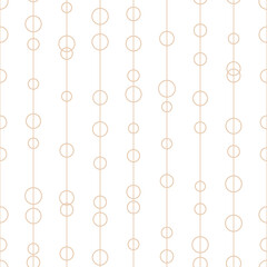 white and gold, minimalist geometric vector pattern, seamless repeat
