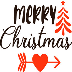 Fototapeta premium Christmas SVG and T-shirt Design