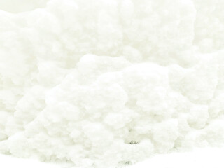 White snow natural background. Texture of winter snow surface. Abstract snowy pattern.
