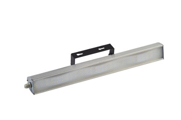 LED lamp for non-residential and public spaces on a white isolated background. Power saving