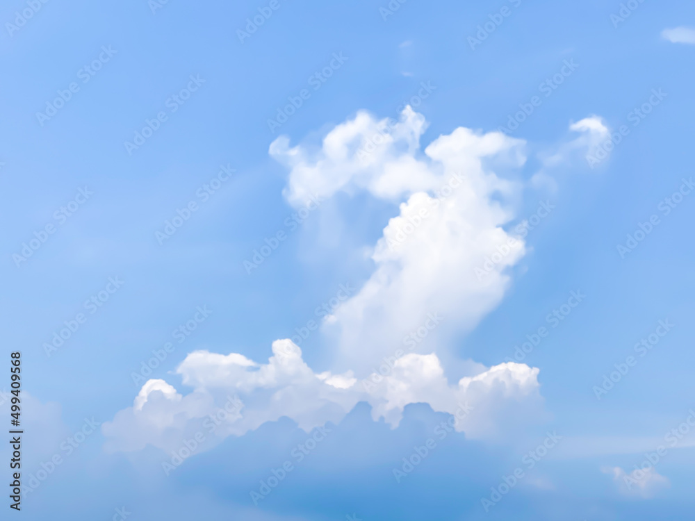 Wall mural abstract cloudy background, beautiful natural streaks of sky and clouds, beautiful natural landscape