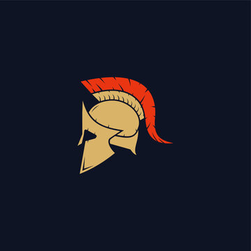 Spartan Warrior Helmet - Sparta Mask logo design, suitable for your design need, logo, illustration, animation, etc.
  