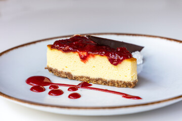 Slice of Berry Cheesecake