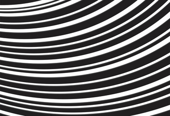 Obraz premium Simple background with curved lines pattern