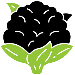 cauliflower solid icon