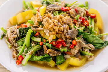 Stir Fried Kale with Salted Fish