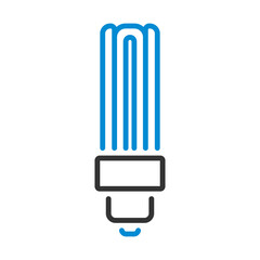 Energy Saving Light Bulb Icon