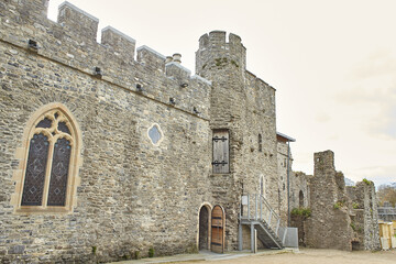 Swords Castle Is A Historic building That Is Located in Swords, Dublin, Ireland. Travel place landmark.