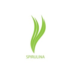Spirulina icon template vector