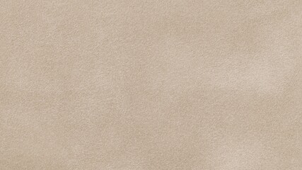 Fototapeta na wymiar Light beige matte background of suede fabric, closeup, suede fabric