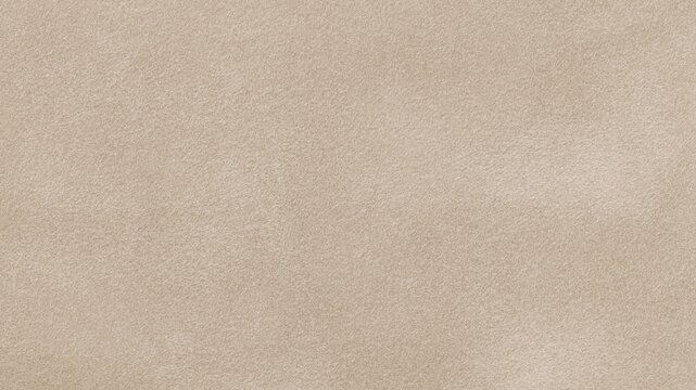 Light beige matte background of suede fabric, closeup, suede fabric