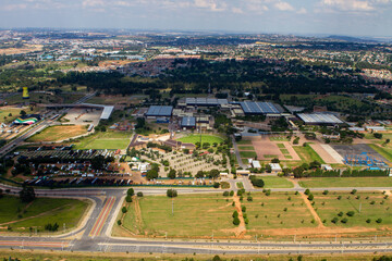 Fototapeta na wymiar South Johannesburg Aerial